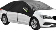 Copertura per Auto Semi Garage Fosforescente per Protezione da Neve e Radiazioni UV con Copertura Parabrezza