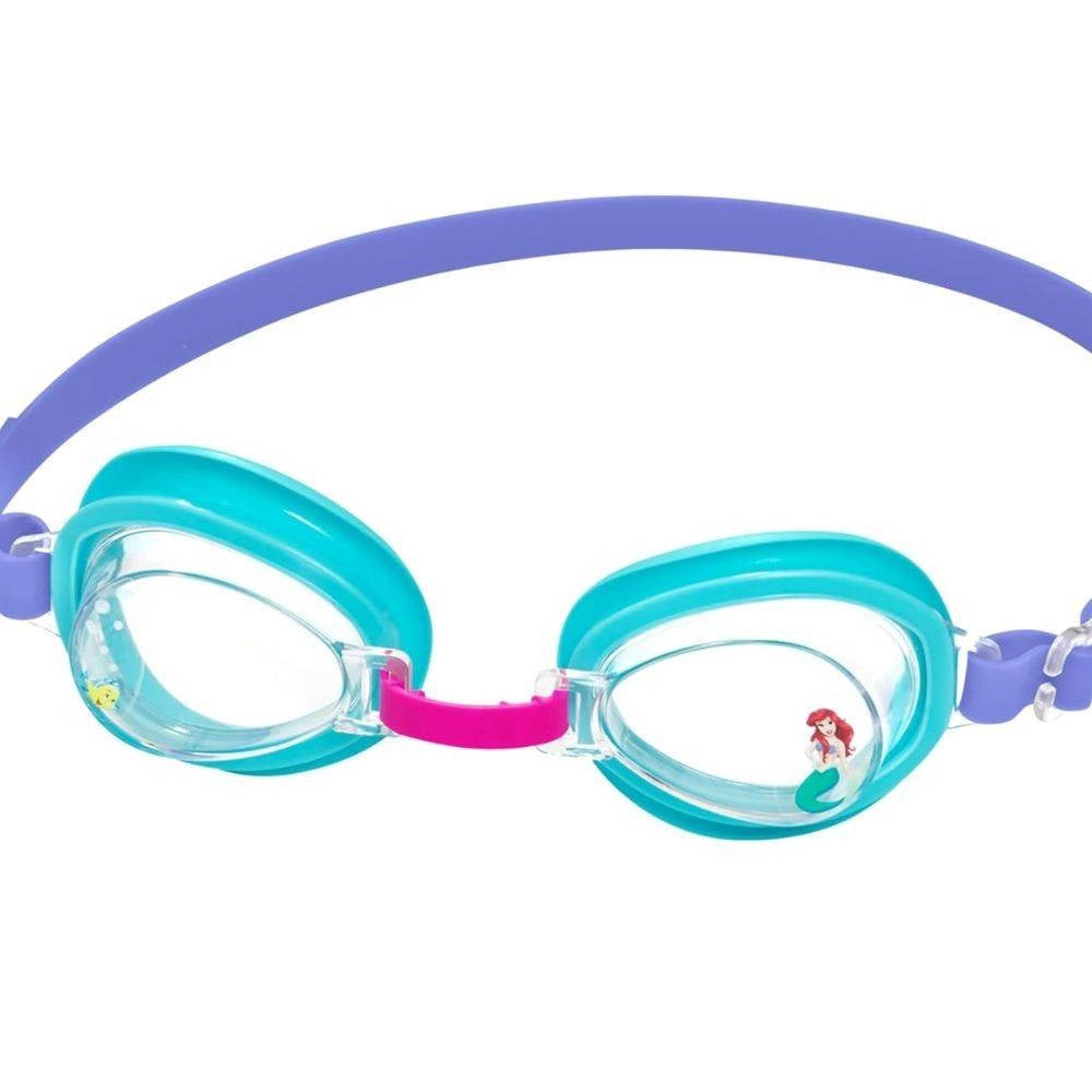 Trade Shop - Occhialini Disney Principessa Ariel Bambini Regolabili Nuoto Piscina Mare Estate -