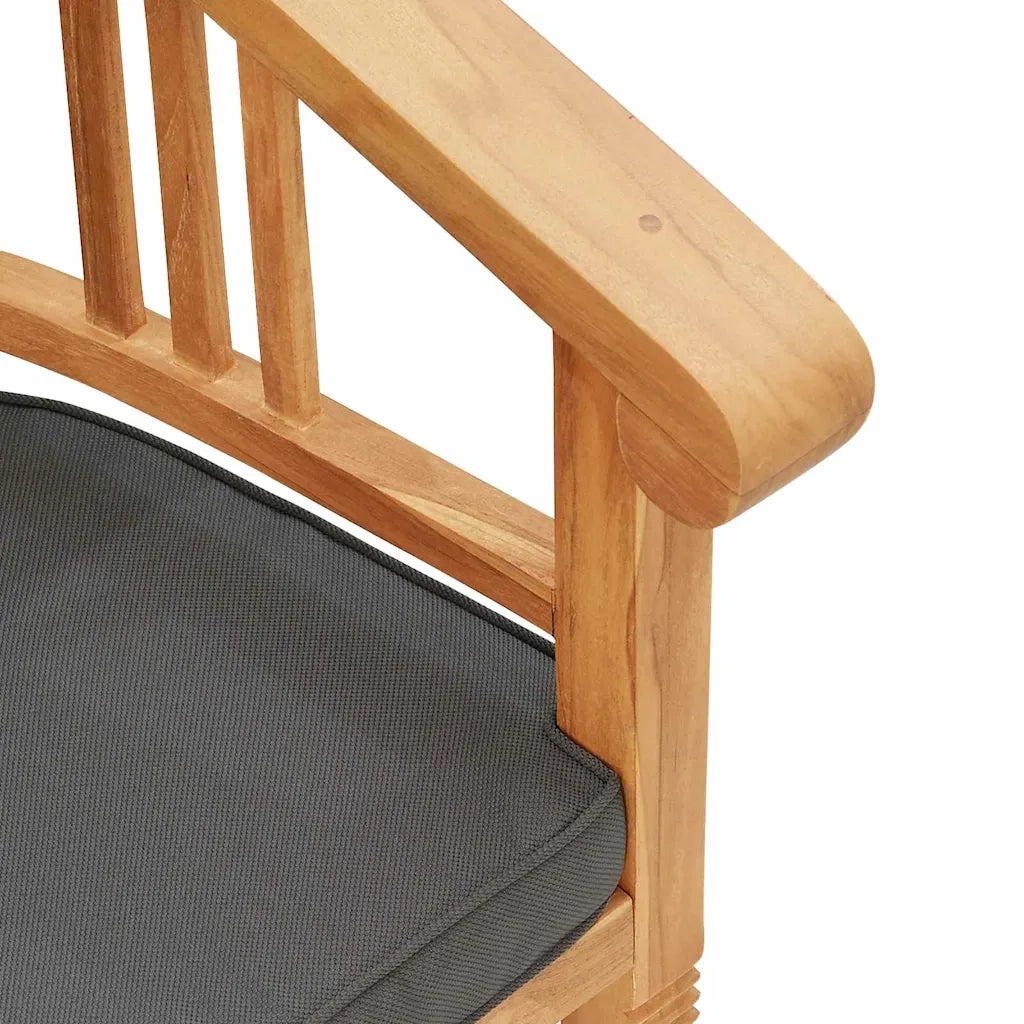 Sedia 2 pcs Marrone 63 x 58 x 89 cm Legno di teak solido 42008385