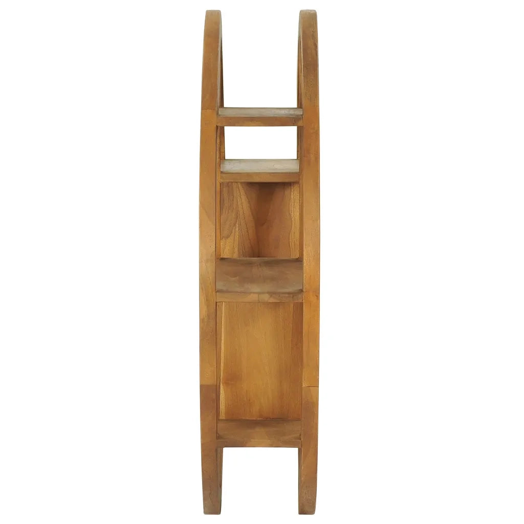 Mensola Yin Yang 80x17,5x80 cm in Legno Massello di Teak 320771