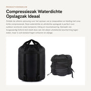 Borsa di compressione impermeabile - Tas di stivaggio - Leggera - 43x23x23 cm - Tessuto Oxford - Ideale per campeggiare/camminare - Borsa di stivaggio