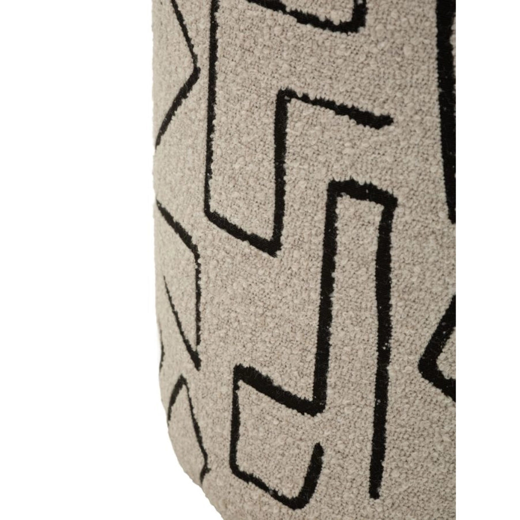 Pouf VKH1065, Multicolore, Spugna, 44x44x40 cm
