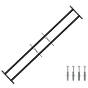 Griglia di Sicurezza per Finestre con 2 Traverse 3 pcs