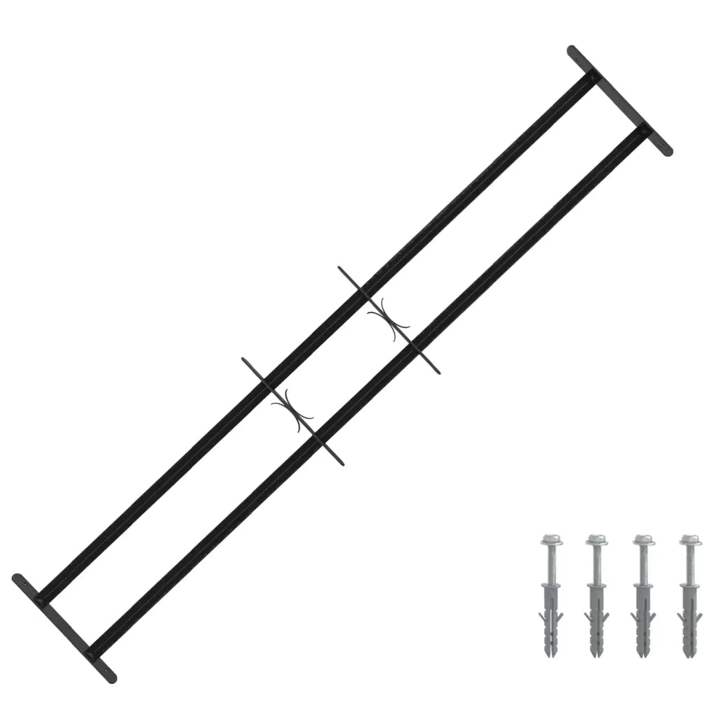 Griglia di Sicurezza per Finestre con 2 Traverse 3 pcs