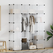 Armadietto Modulare 14 Scomparti Bianco 37 x 146 x 180,5 cm 240500