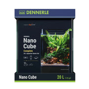 Dennerle Nano Cube Complete 20L - Mini acquario panoramico cm25x25x30h con filtro, substrato e LED