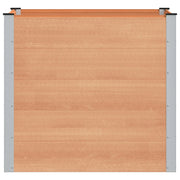 Fioriere | Cassetta per fiori | Letto rialzato da giardino Marrone 100 x 100 x 91 cm