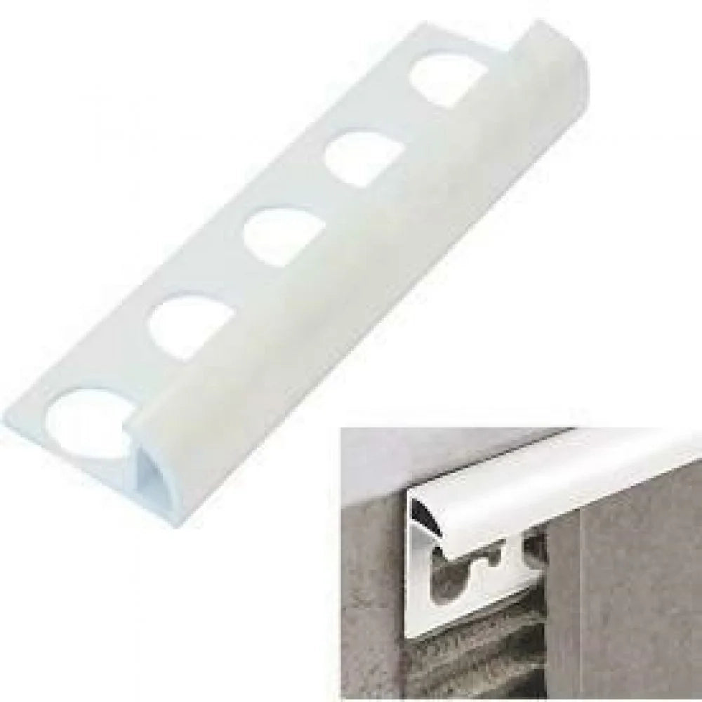 Profilo jolly in pvc arrotondato h.06 ml.2,6 bianco b07rlt7bfx