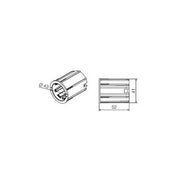 KIT CALOTTA BIANCA PER RULLO TIPO ACMEDA Ø48MM PER MOTORI Ø35MM NICE 575.24801