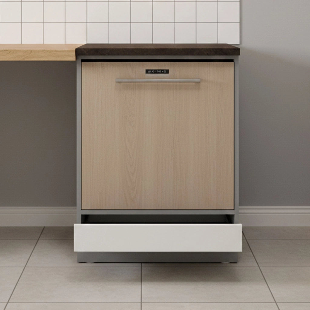 Mobile da Cucina Moiolaaa, Dispensa da Cucina un Cassetto, 55x60x82h cm Bianco
