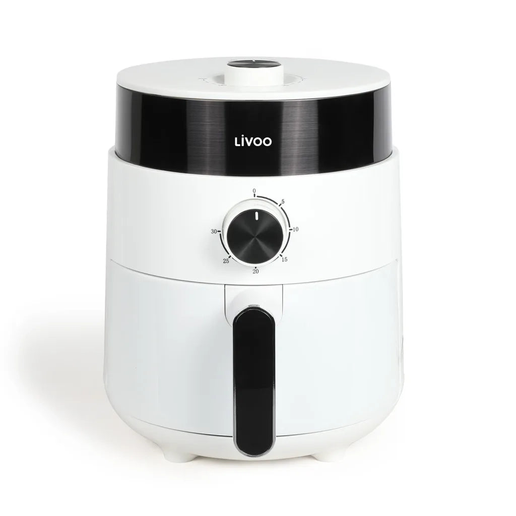 Livoo Friggitrice ad Aria Multifunzionale 2,5 L 1200 W Bianca 443481