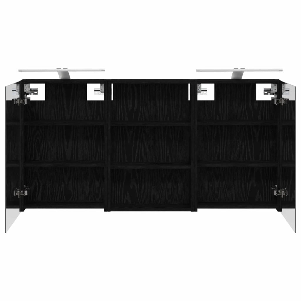 Set di Armadi da Bagno con porta 3 pcs 120 x 10,5 x 60,5 cm 3403737