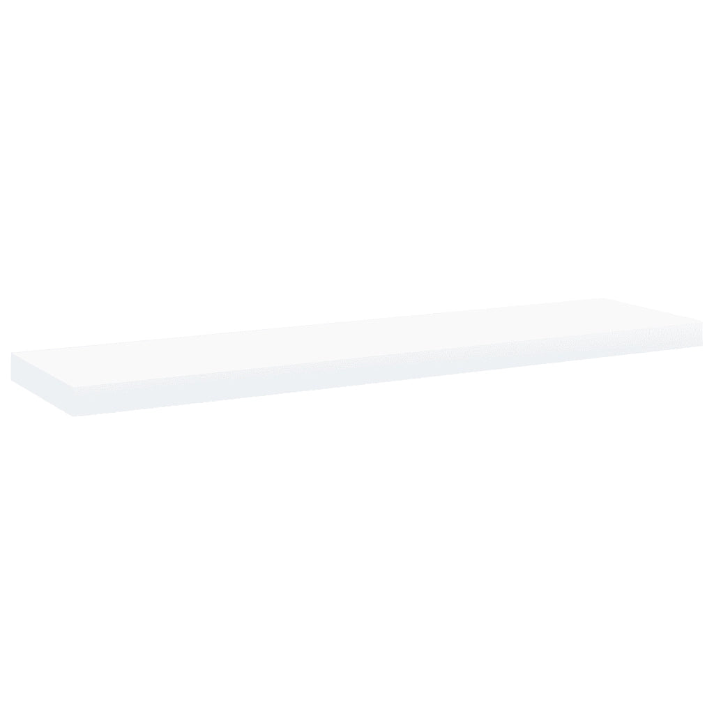 Ripiani per Libreria 4 pz Bianchi 40x10x1,5 cm in Multistrato 805122