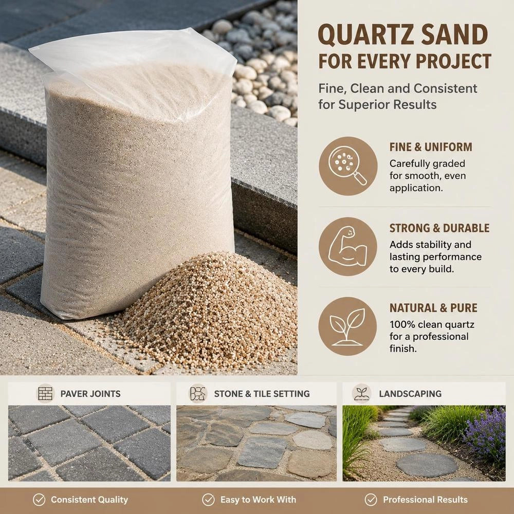 Filter Sand 25 Kg 0.4-0.8 Mm