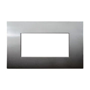 Placca Plastica Serie Venus 4P Colore Bronzo Compatibile Con Vimar Arke