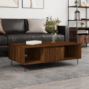 Tavolino Salotto Rovere Marrone 104x60x35 cm Legno Multistrato 827091