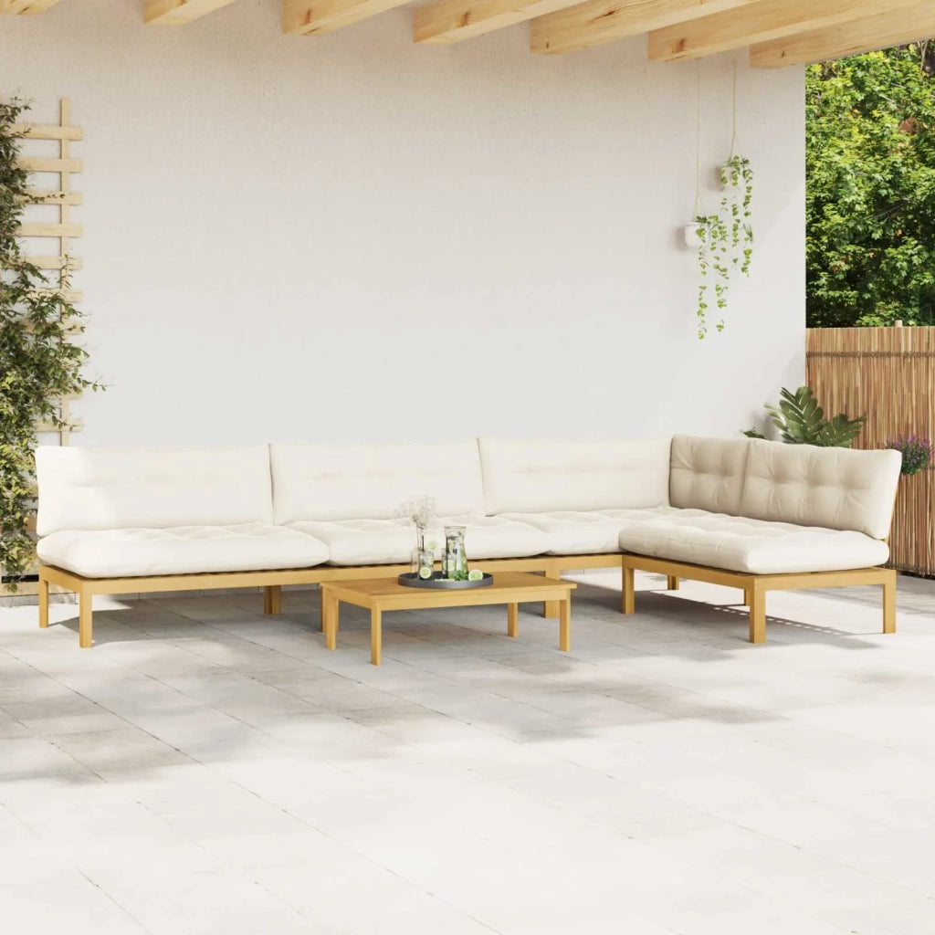5 Pezzo Unità di divano pallet da giardino 3418256