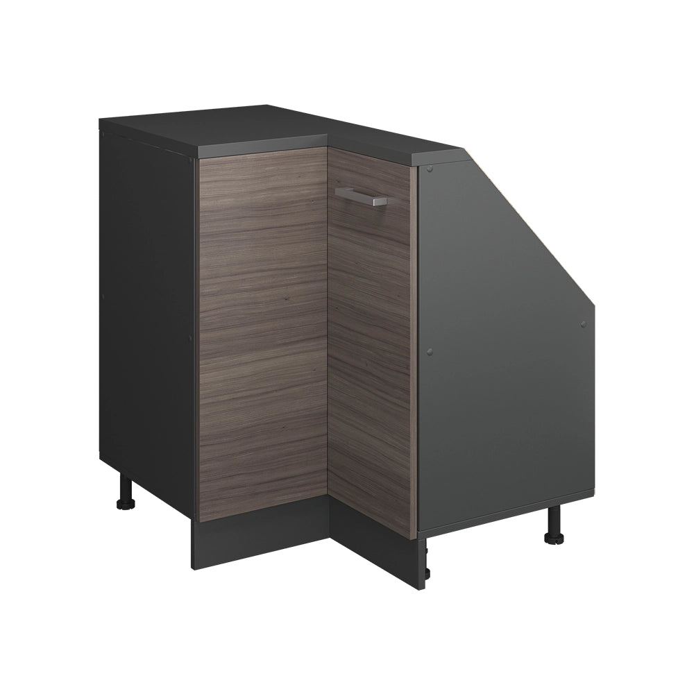 Mobile sottotetto Mobile angolare Rion Grigio nobile/Antracite 75.6 x 83.8 cm con 1 porta Vicco