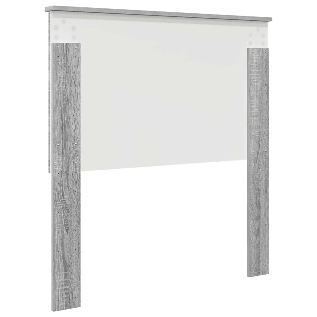 Testiera Sonoma grigia 100 cm Legno ingegnerizzato