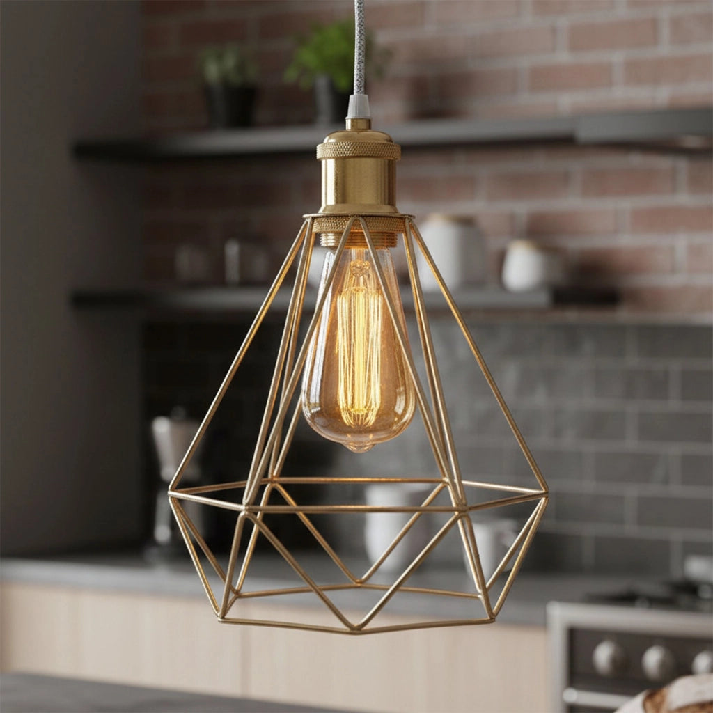 Lampada Pensile Diamante Light Gold 392197