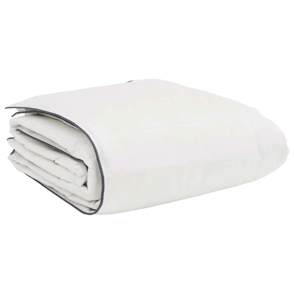 Duvet Invernale con cuscino 2 pcs Bianco Piuma d'anatra 3376196