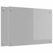 Schienale da cucina 2 pz Grigio chiaro 70 x 50 cm CFW6436724