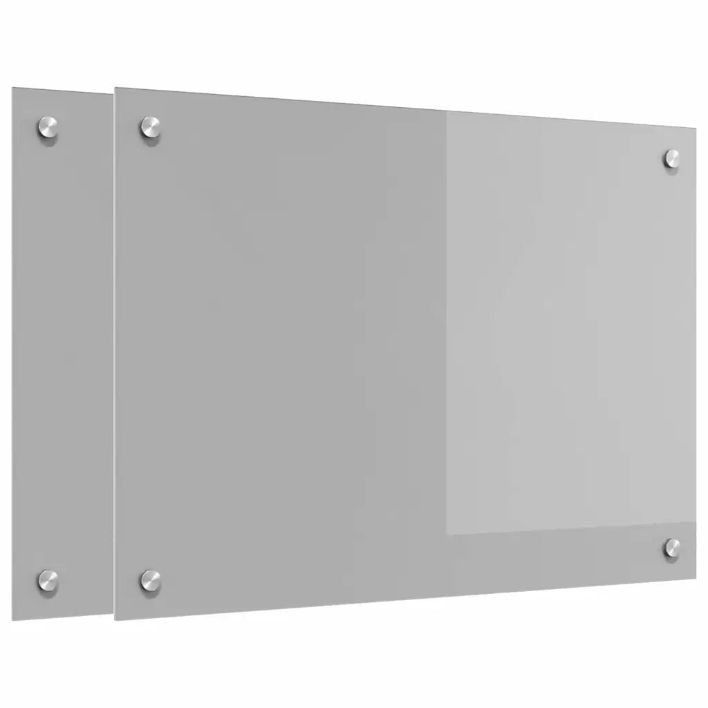 Schienale da cucina 2 pz Grigio chiaro 70 x 50 cm CFW6436724