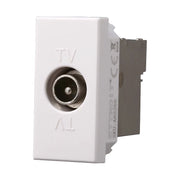 Connettore Presa TV Terminale Maschio Colore Bianco Compatibile Con Bticino Axolute