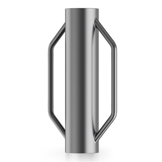 Battipalo manuale per recinzione, in acciaio Ø 14cm 13,5 kg con manici, per pali recinti