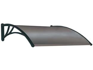 PENSILINA IN POLICARBONATO ALVEOLARE FUME'  cm.150x100x28h.    VETTE