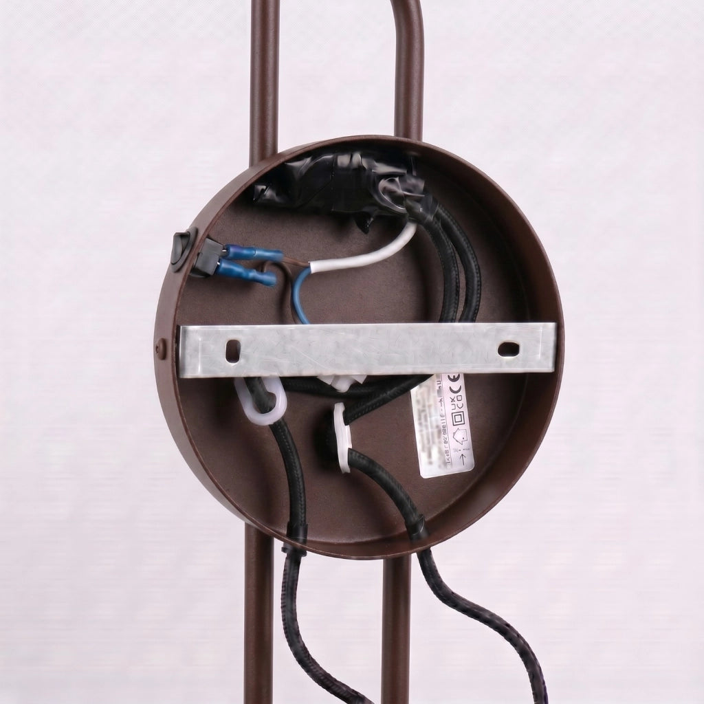 Applique NOX 2 marrone con interruttore