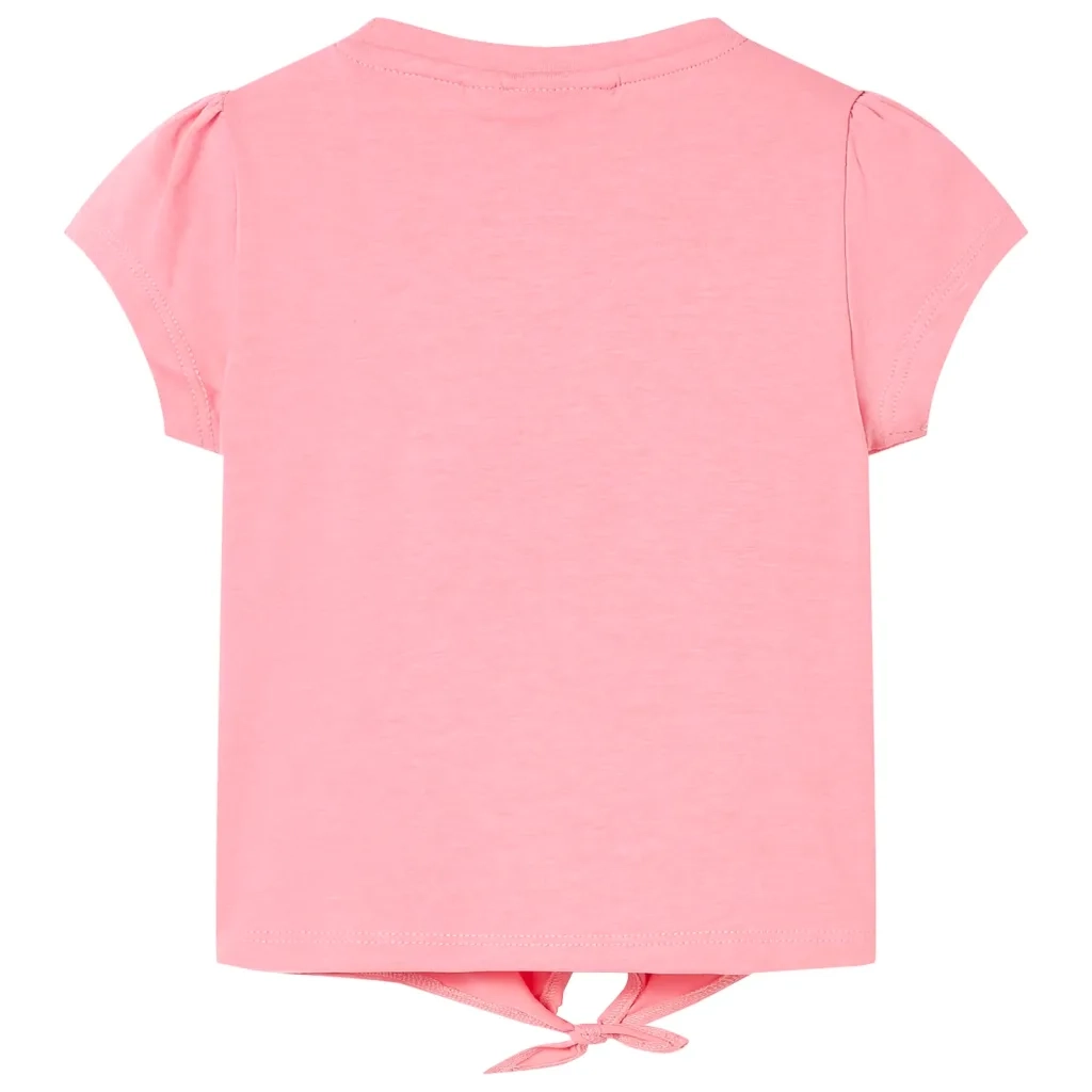 Maglietta da Bambina Rosa Fluo 104