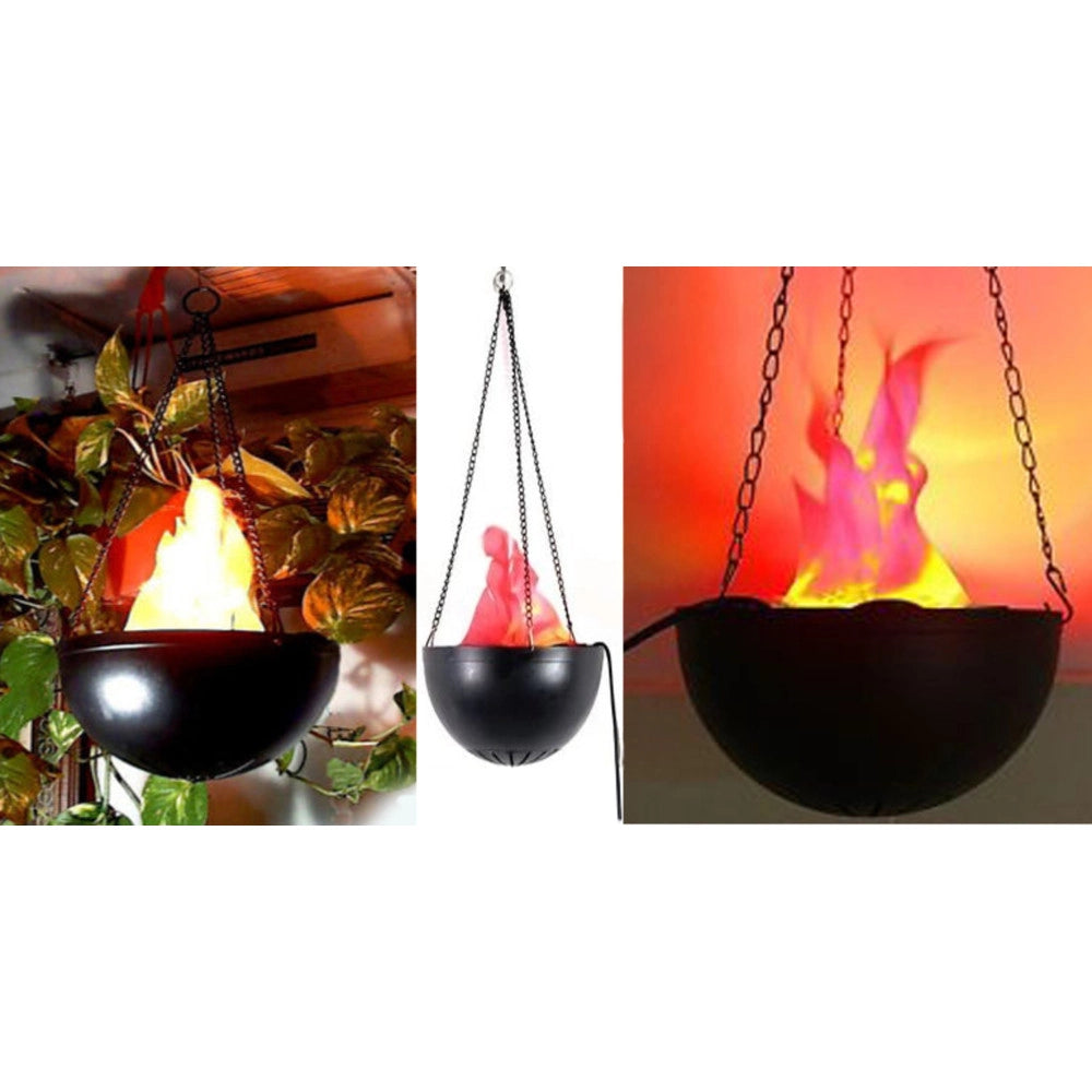 Trade Shop - Lampada Luce Effetto Fuoco Fiamma Finta Schenografia Lampade A Sospensione -