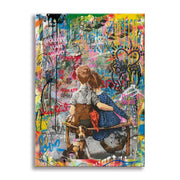 Baby Love -  Quadro Canvas Contemporaneo su telaio in legno Misura: 100x140 cm