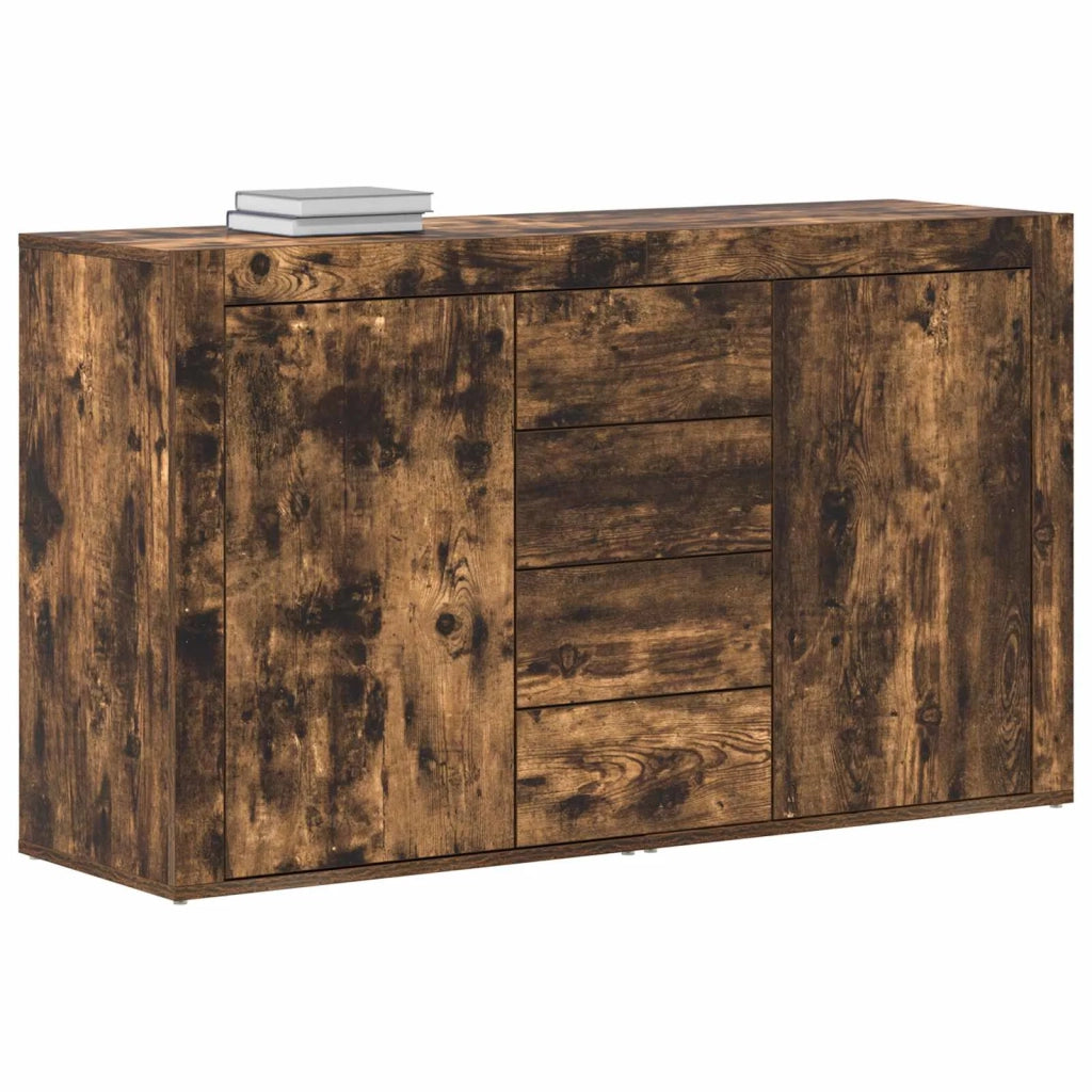 Credenza Rovere fumé 120 x 36 x 69 cm Legno multistrato 3333860