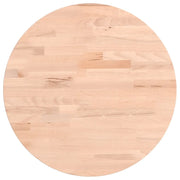 Piano per Tavolo | Superficie Tavolo | Piano Scrivania ?40x2,5 cm Rotondo in Legno Massello di Faggio