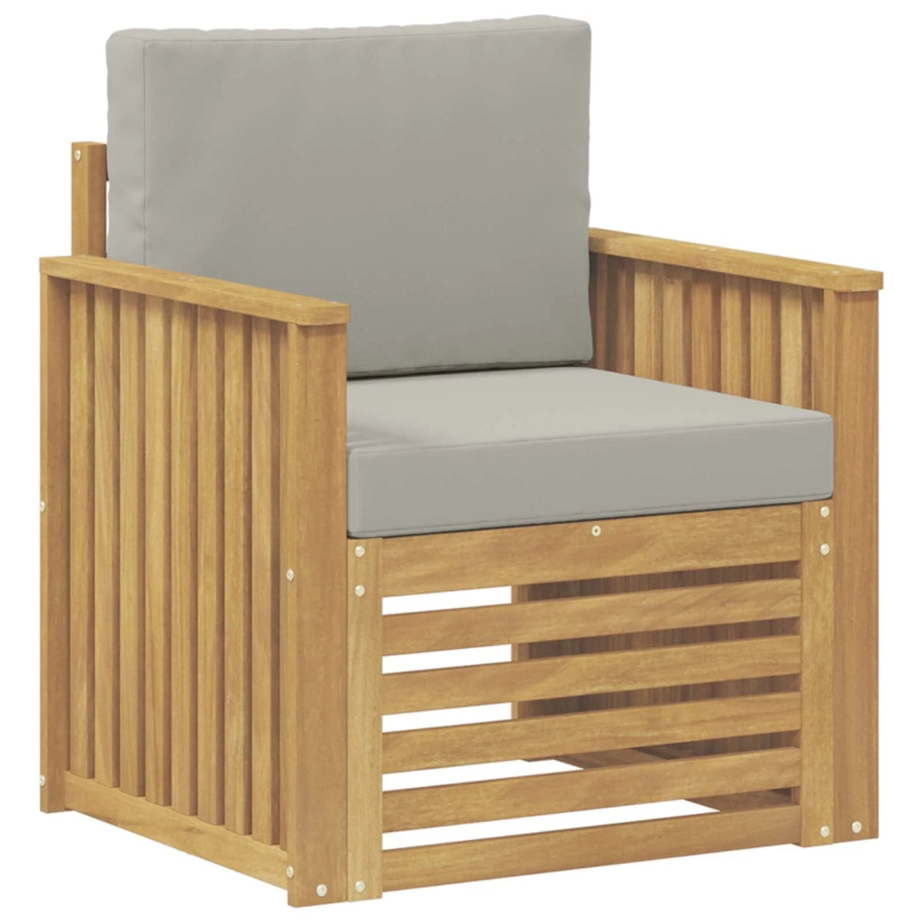 Set di divani da esterno-Sofa da giardino Poliestere Bianco 377395