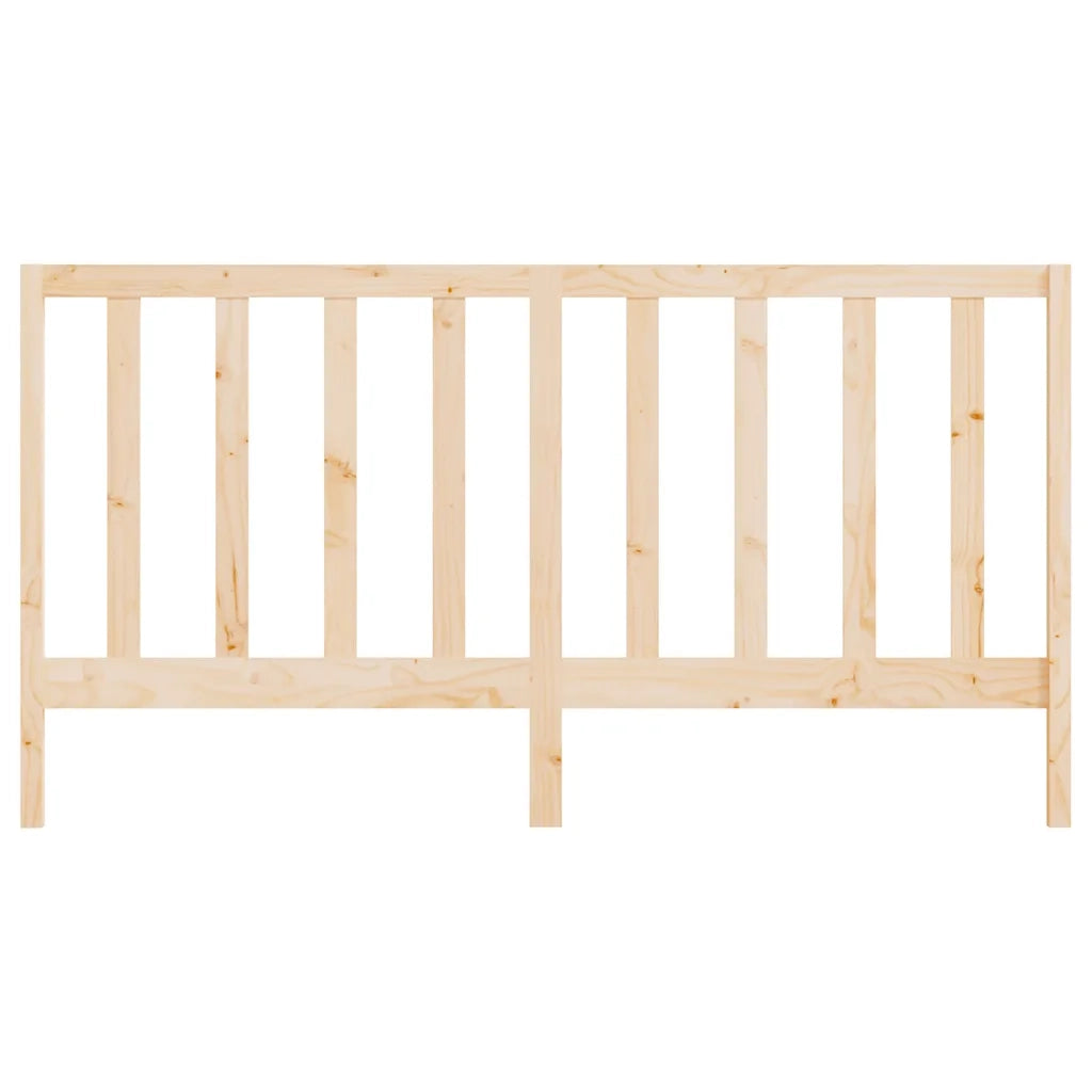 Testiera per Letto 186x4x100 cm in Legno Massello di Pino