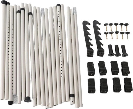 Gramentrek Kleerhanger Premium - 3 Poli - 4 Steli - Duraturo - Ideale per DIY Mobile