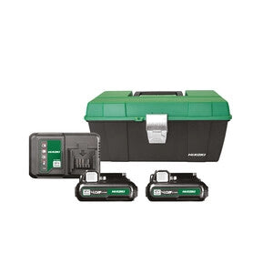 HIKOKI PACK BATTERIA HKA901240V 12V 2X4AH + CARIC- 1,0 pz