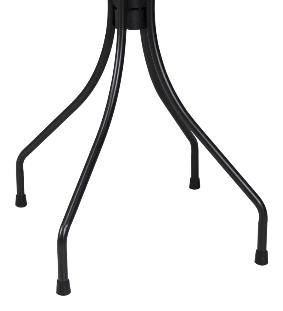 Tavolo bar rotondo 60 cm nero, tavolo da esterno - Rick - TR10-D6RI