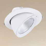 Trade Shop - Faretto Led Da Incasso 40w 4400lm Bianco Orientabile Luce 3000k-6500k Ip20 00779 -