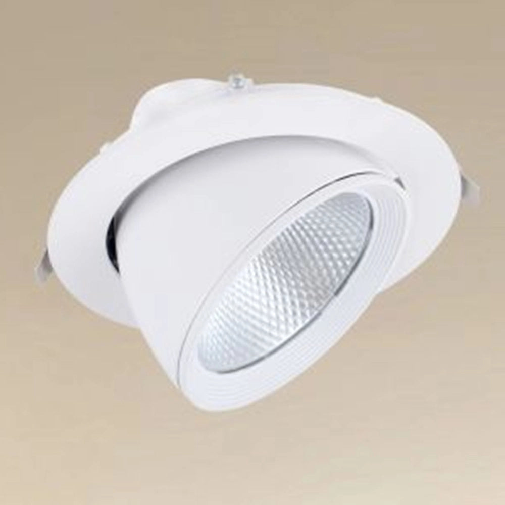 Trade Shop - Faretto Led Da Incasso 40w 4400lm Bianco Orientabile Luce 3000k-6500k Ip20 00779 -