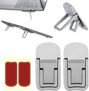 Mini Stand per Laptop Opvougbile - 2 Pezzi, Supporto per Tastiera Autoadesivo per Laptop Portatile