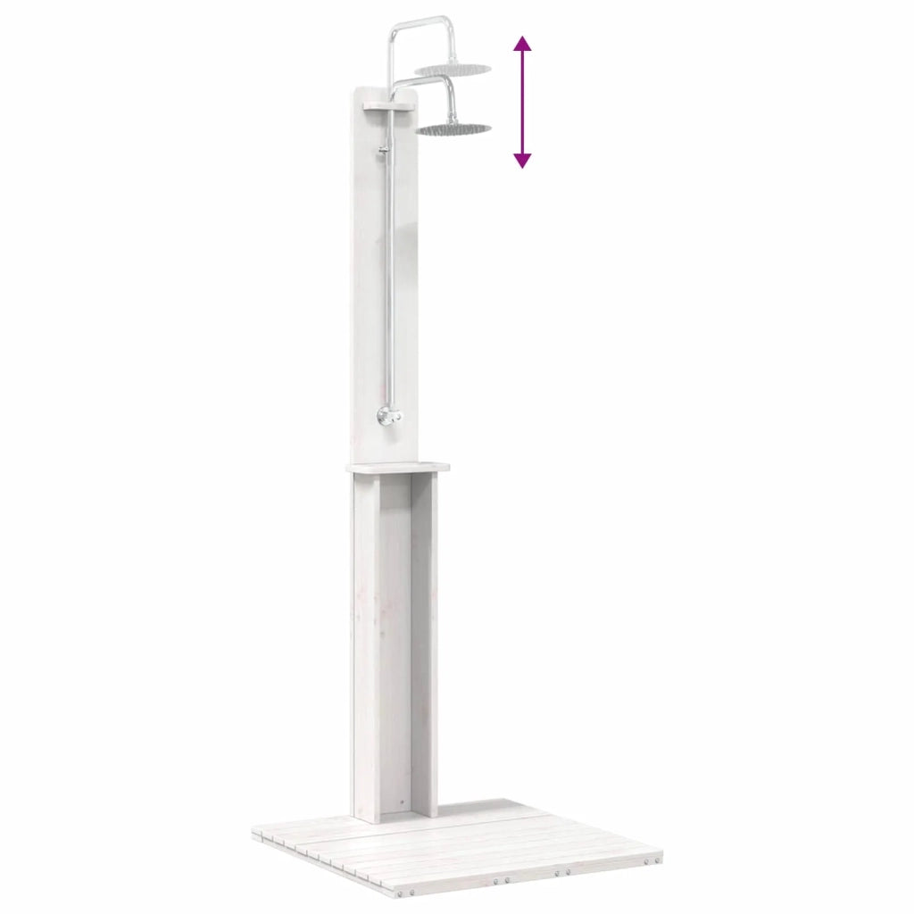 Doccia da esterno Bianco 75 x 76 x 217 cm 886333