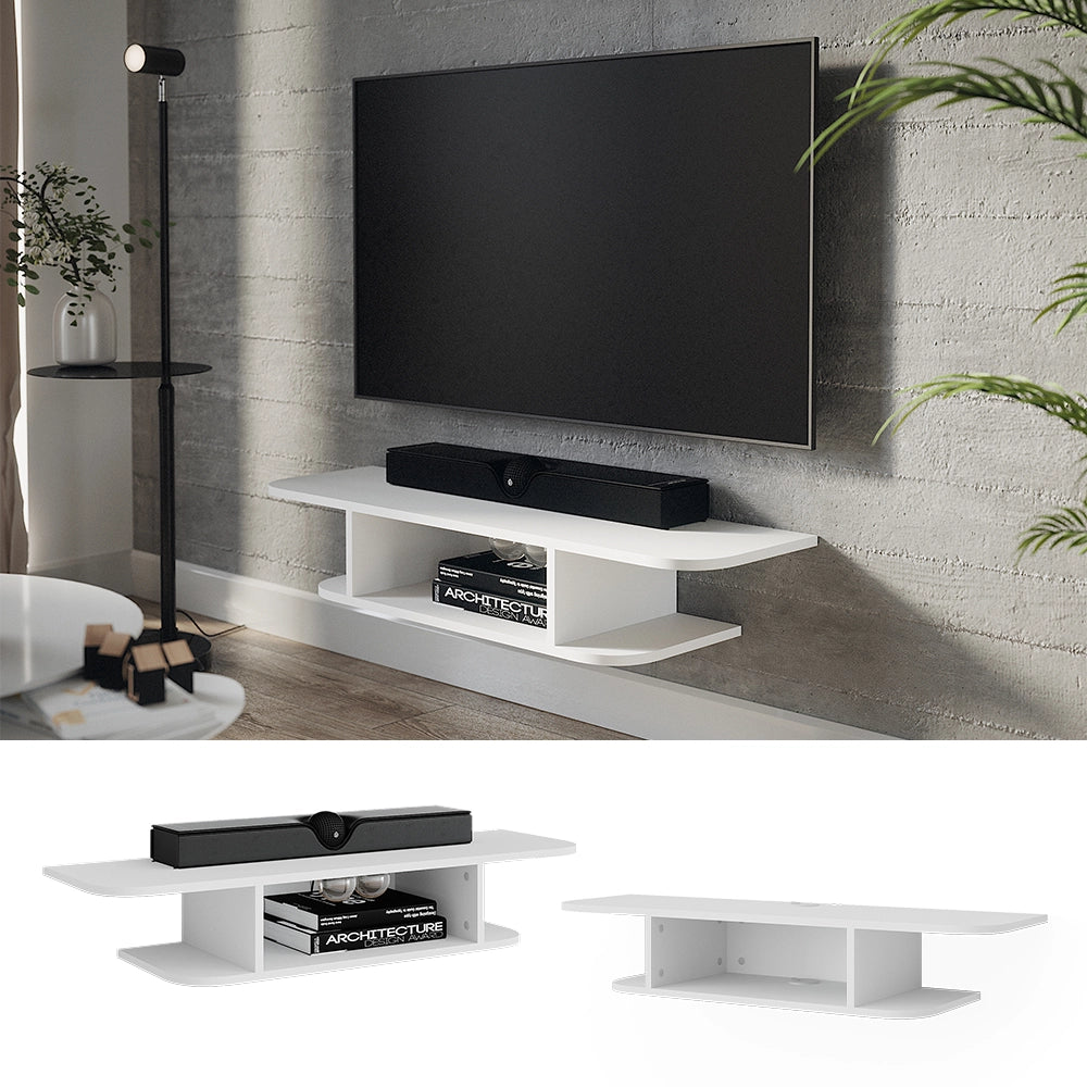 Vicco Mobile tv Bianco 105 x 18.2 cm Scomparti aperti
