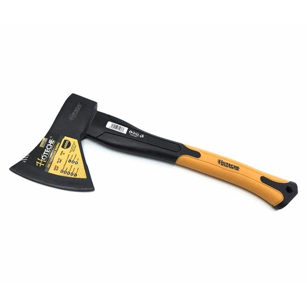 Trade Shop - Ascia Spacca Legna Picozzino 600 Gr Accetta Legno Manico Resina Ergonomico -
