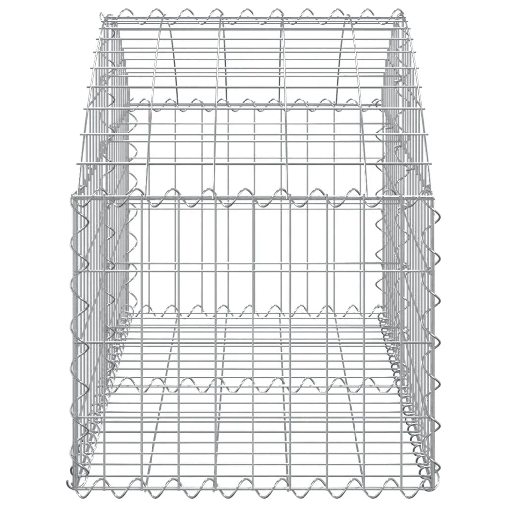Cesto Gabbione ad Arco 100x50x40/60 cm Ferro Zincato 153432