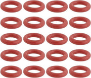 O-Ring 70A - anello di gomma silicona - durometer 70A - afdichtingsring - pacchetto - compatibile con termostato - rosso - 100 pezzi - adatto per EATC - 7x4x1,5 mm