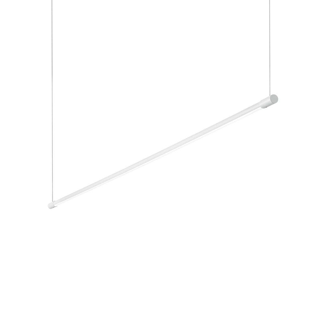 Sospensione Industrial-Minimal Yoko Alluminio-Plastiche Bianco Led 16W 3000K